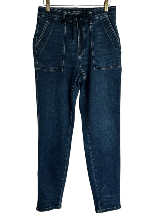 Judy Blue Women's Denim Joggers Size 7/28 - Picture 2 of 11